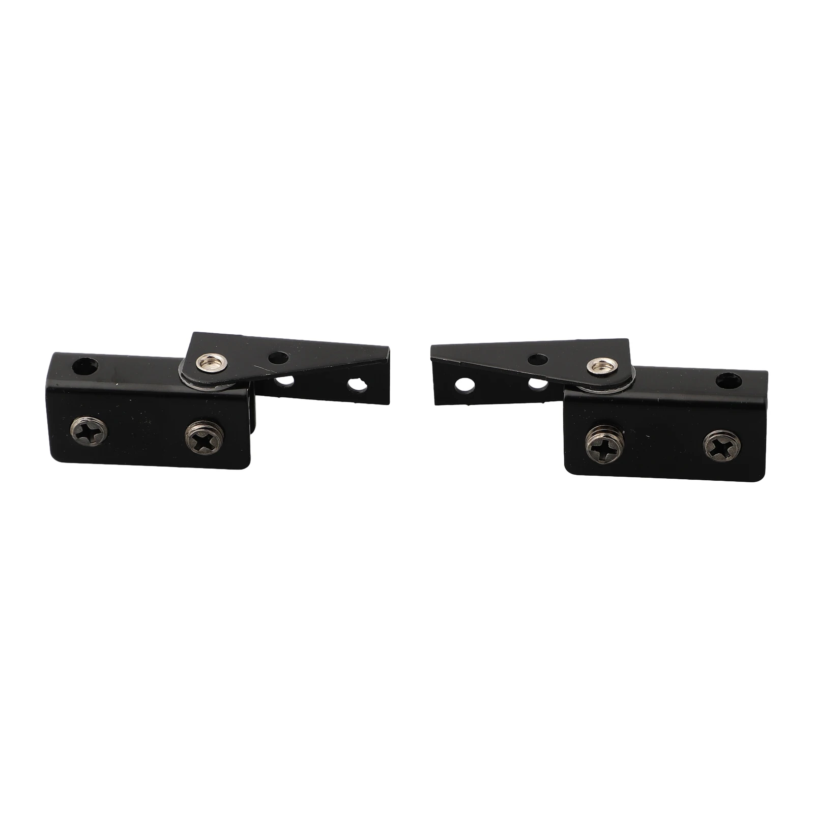 Glass Clip Glass Door Hinge For Non-perforated Glass Door Replacement Silver/Black Color For Display Cabinet for durable
