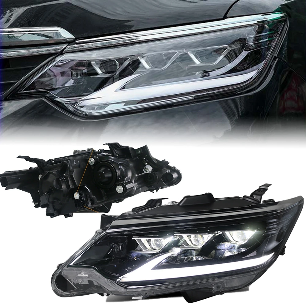 

Автомобиль для Toyota Camry 2015-2017 V55 фары DRL Hella светодиодный Bi ксеноновая лампа Противотуманные фары автомобильный аксессуар передняя фара