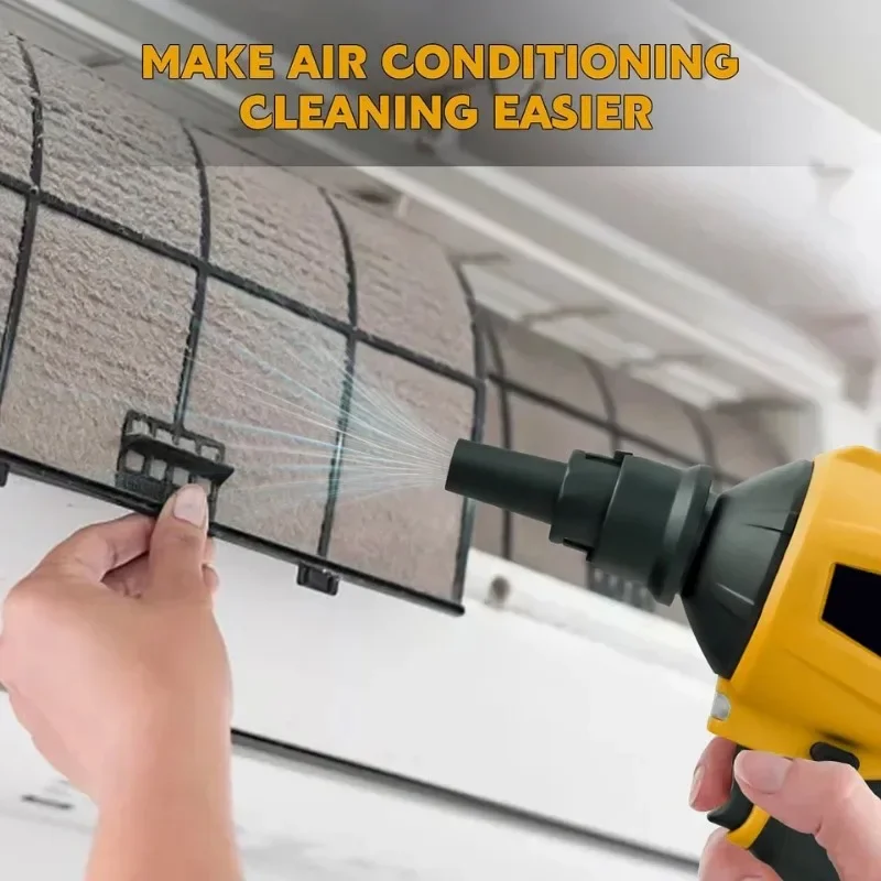 Imagem -06 - Cordless Electric Goddess Air Gun Compressed Air Poeira Collector Blower Brushless Ferramenta Elétrica para Dewalt 20v Li-ion Battery