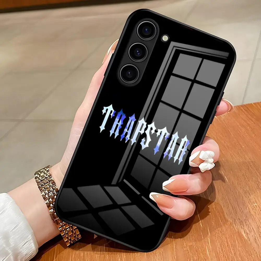TrapstarES Fashion Phone Case For Samsung S26 S25 Edge Ultra S23 S22 S21 S20 Ultra Plus S24 Fe A54 A53 A25 Glass Cover view 3