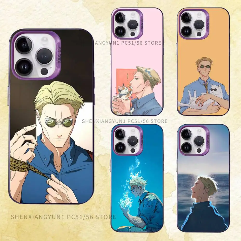 

Cartoon Character Kento Nanami Case for iPhone 11,12,13,14,15,16,17 Pro Max XS X XR mini SE 8,7 Air Plus Cover