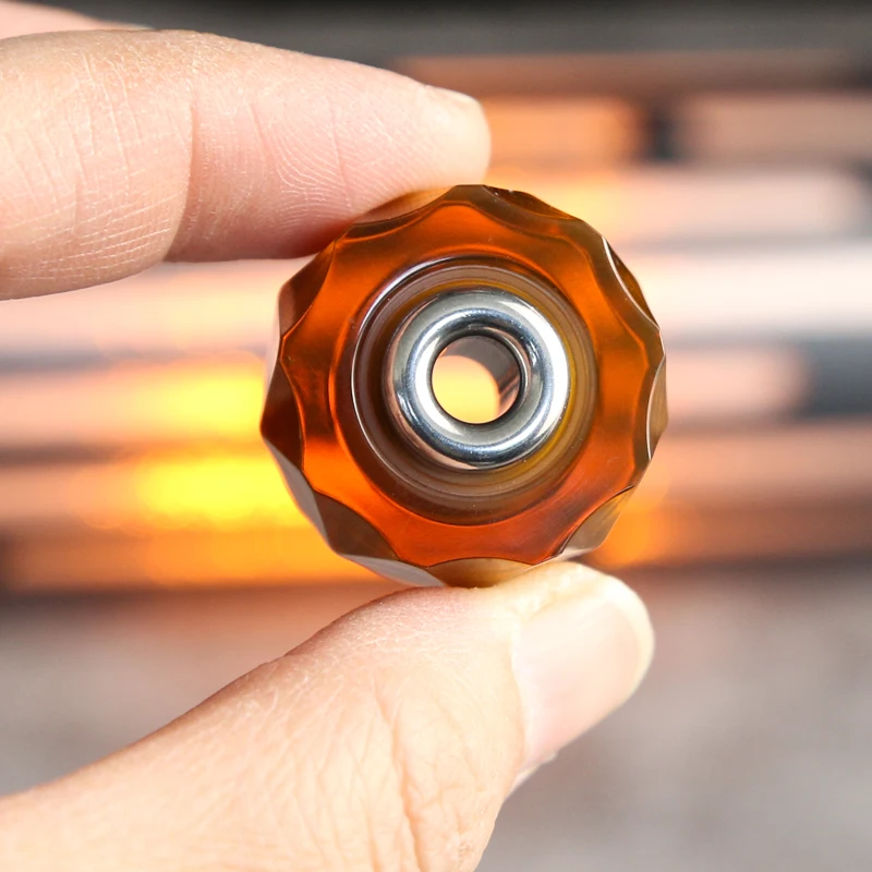 Poliedro Fidget Spinner Giocattoli di decompressione Spinner a mano Fidget Toys Ombrello Corda EDC Paracord Accessorio Regali per adulti