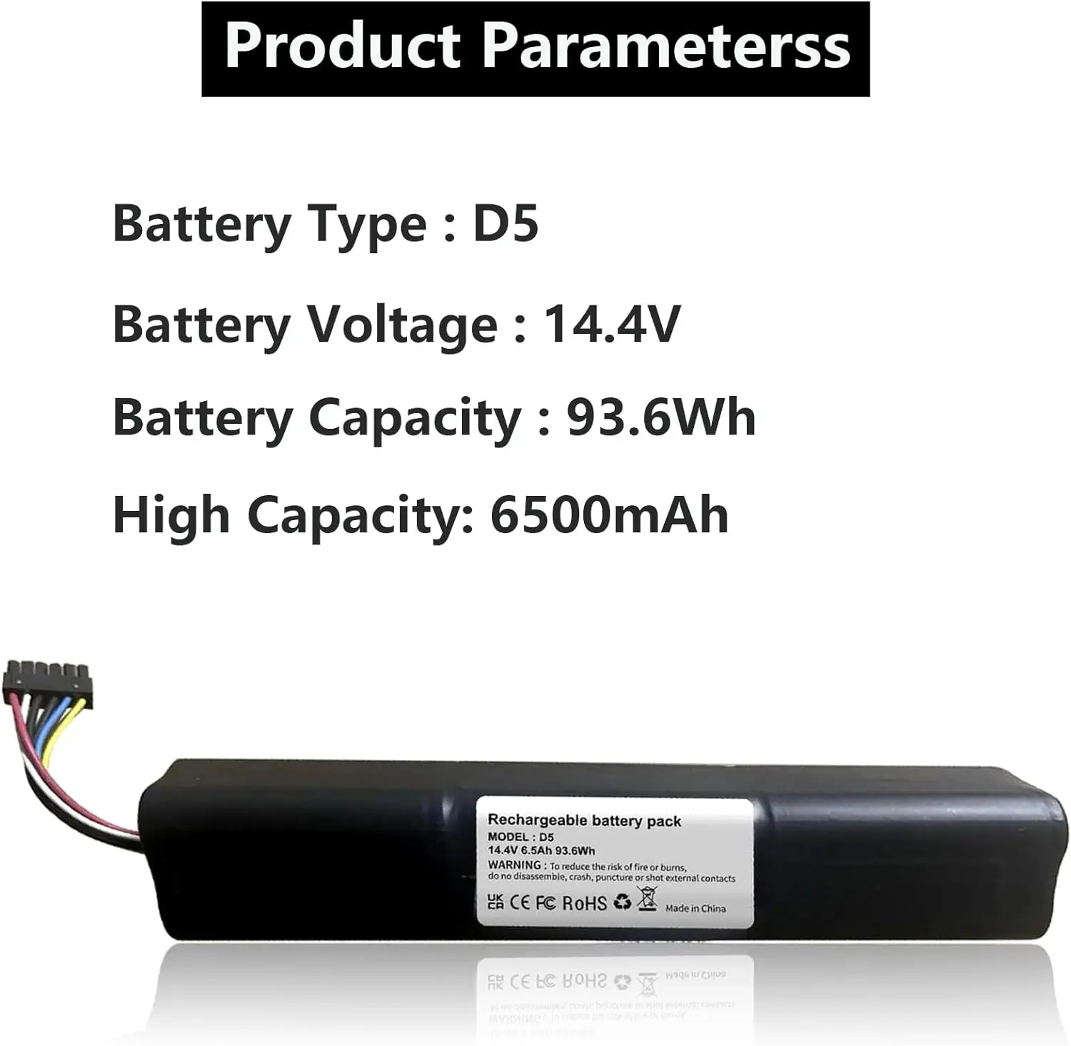 205-0011 Battery For Neato Botvac D3 D4 D5 D6 D7 205-0011 Sweeping robot Sweeper Battery 14.4V