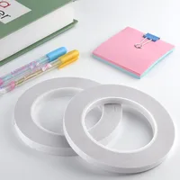 3mm Double Sided Tape White Double Sided Adhesive Tape Art Craft Point Drilling Tool for Scrapbooking Card Making for Fastening 2