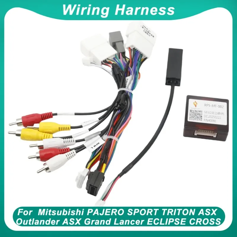 

Кабель питания Canbus RP5-MT-002 для Mitsubishi PAJERO SPORT, TRITON, ASX, Outlander, Grand Lancer, ECLIPSE CROSS