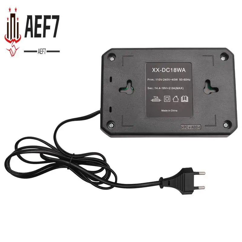 

Зарядное устройство AEF7-14.4V-18V DC18WA для Maktec DC18SG DC1851 BL1813G BL1415G BL1815G BL1413G UH522D UM167D UR180D (вилка европейского стандарта)