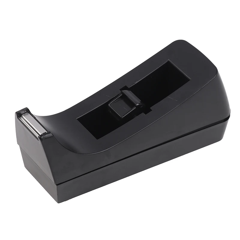 

Black Desktop Mini Tape Dispenser With Non-Slip Base – Ideal For Office And School