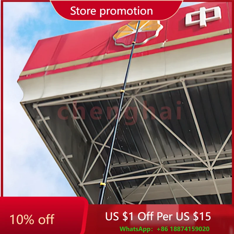 

Popular Electric Wall Solar Glass Window Billboards Sign High Rise Cleaning Brush Light Box Cleaning Tools