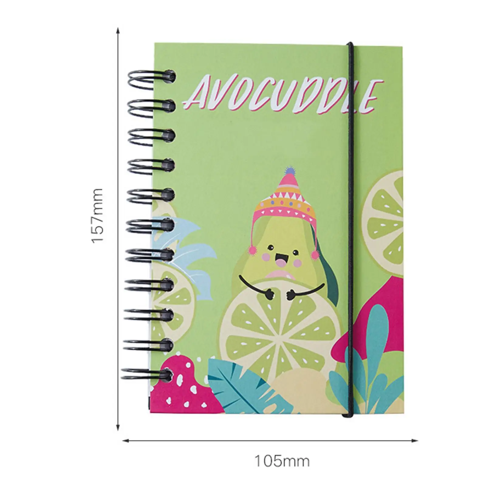 A6 Spiral Notebook, 105x157mm Colorful Ruled Notebook, for College, Students, Supplies