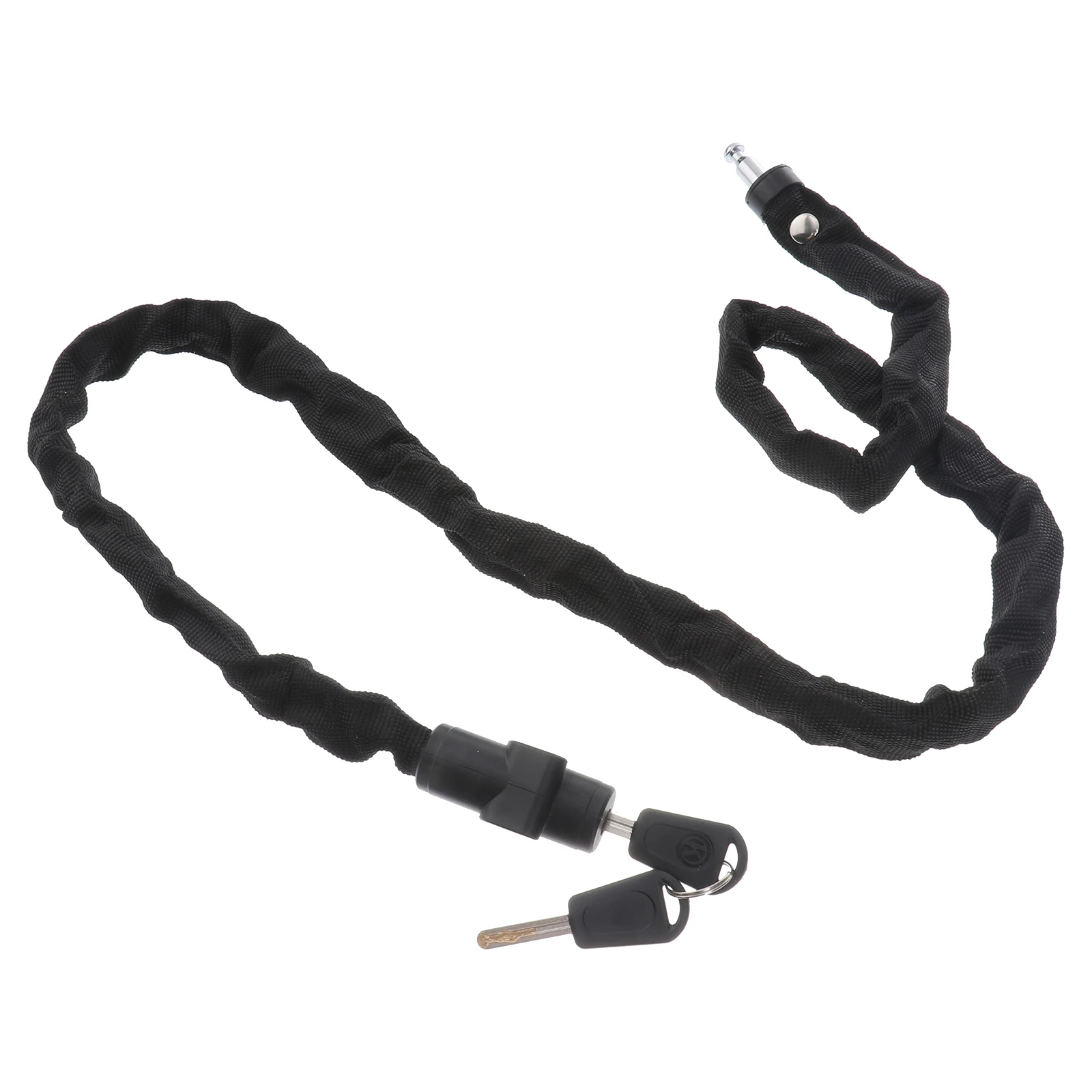 

Mountain Bike Lock Durable Chain Anti-theft Locks for Bicycles Motorcycles Combination Security Sturdy Black Nylon