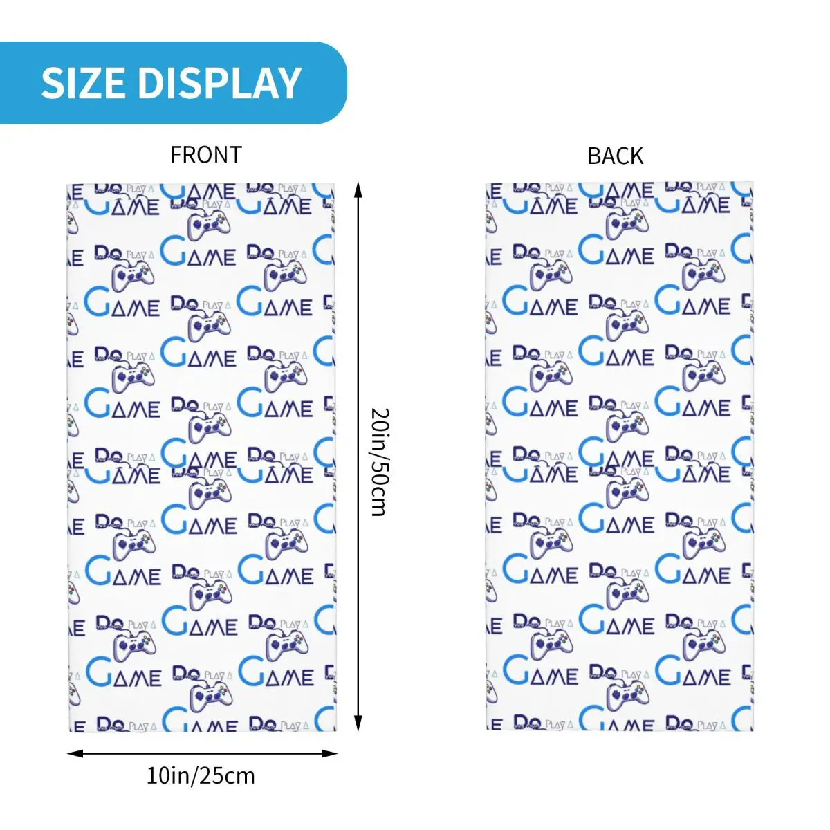 هل تريد أن تشغيل وحدة تحكم ألعاب باندانا غطاء الرقبة قناع مطبوع وشاح قناع الوجه متعدد الوظائف للرجال والنساء والكبار #2