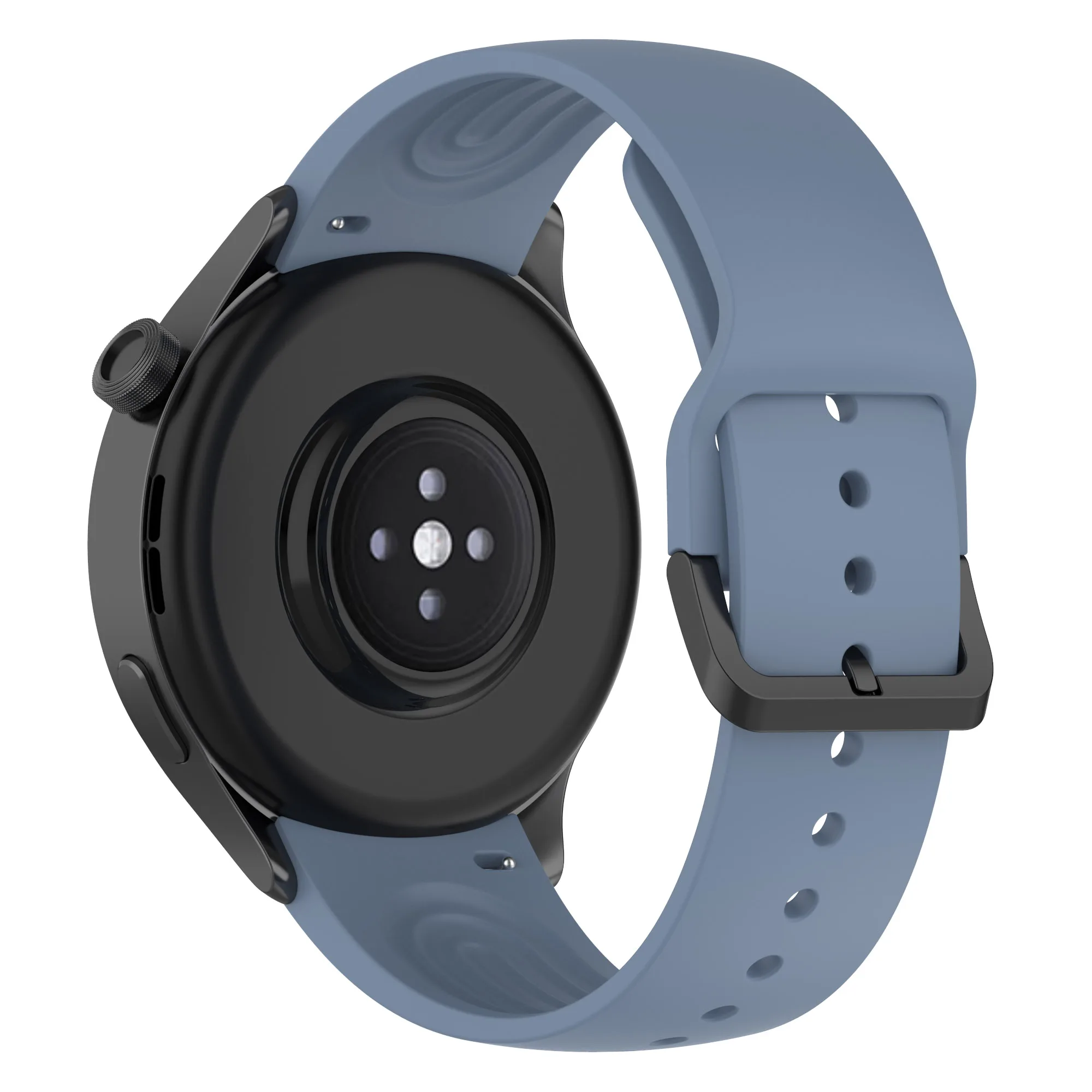 Pulseira de silicone com fivela preta, pulseira para Xiaomi Watch S1 Pro, pulseira macia e durável, acessórios originais para relógios