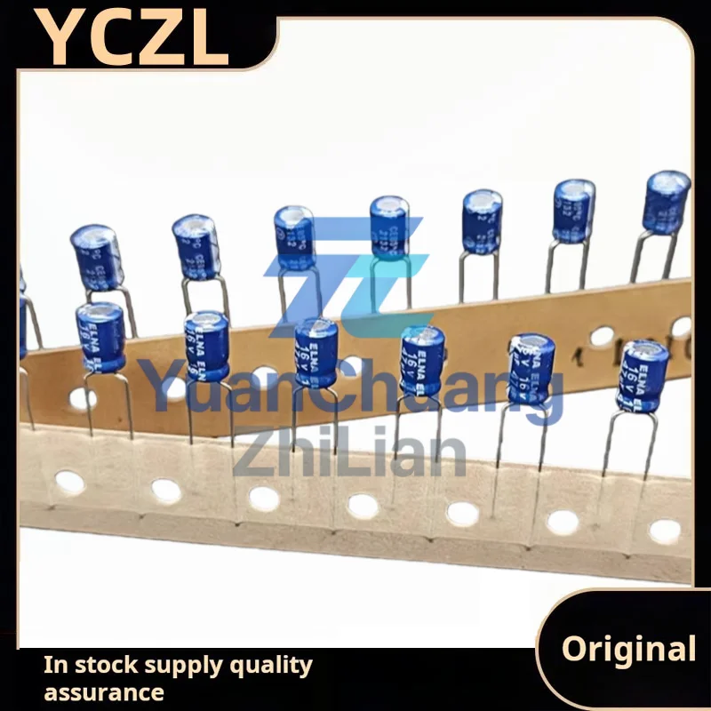 50PCS new original authentic RC2 blue robe 16v47uF audio electrolytic capacitor 5*7mm