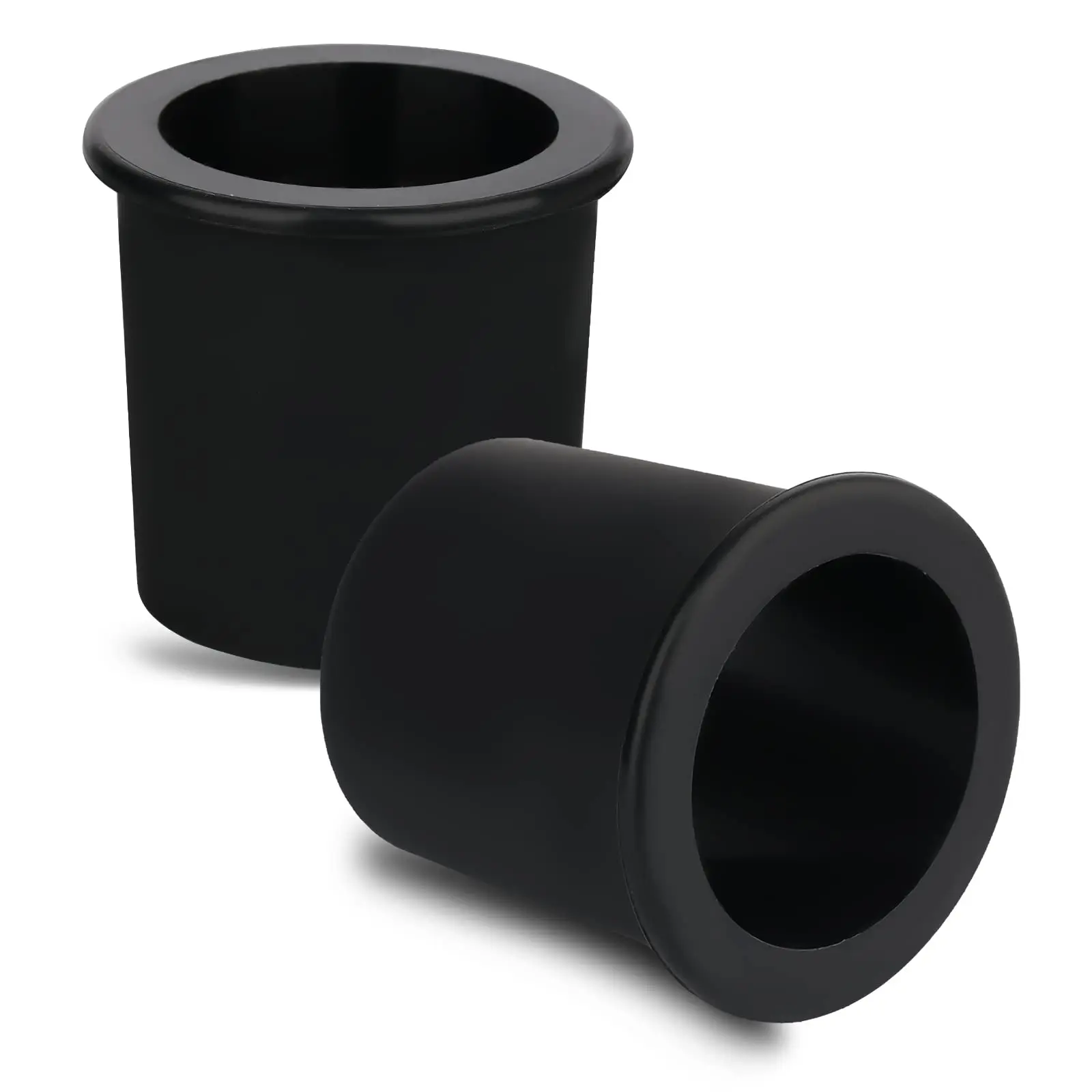 Silicone Umbrella Tip Cover, Black Replacement End Cap Protector, Flexible Umbrella Pole Ferrule Sleeve Repair Accessory