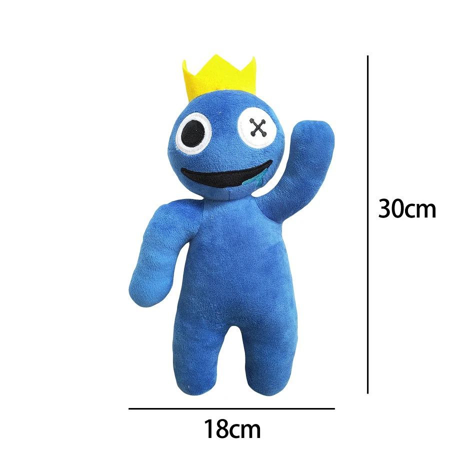 Hot Ро-блокс Rainbow Friends Plush Toy Little Blue Man Little Green Man Doll Doll Children\'s Birthday Gift