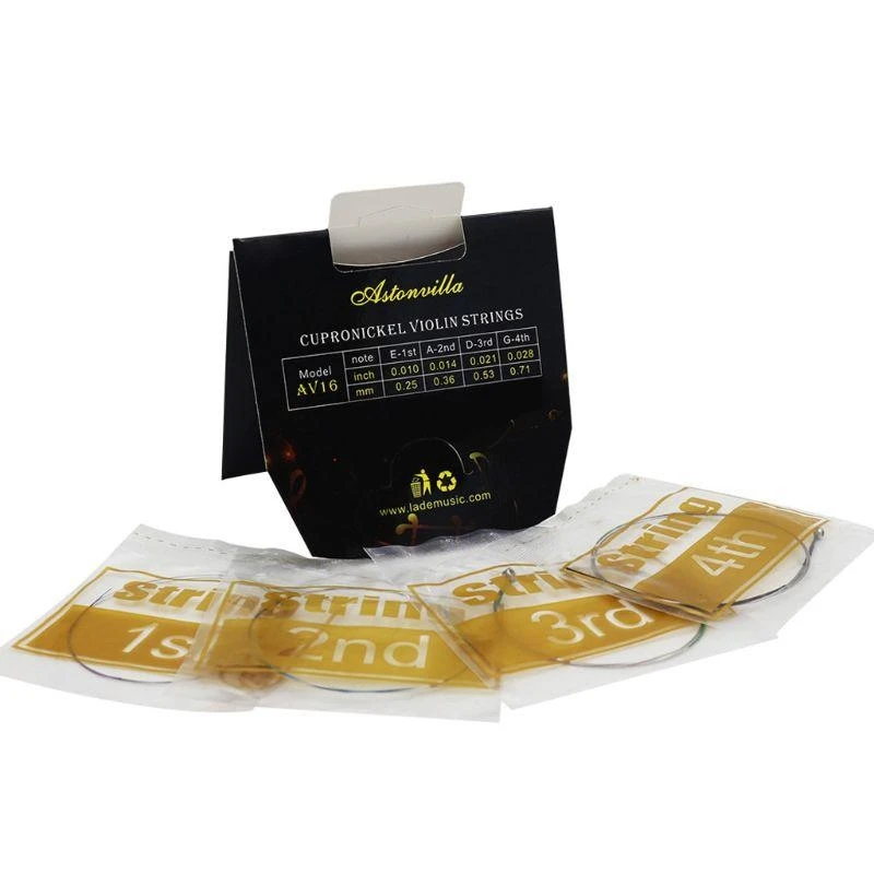 4Pcs/Set Violin String G-D-A-E Universal String Steel Violin Fiddle Strings