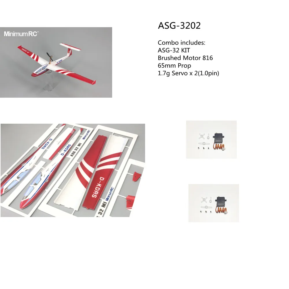 MinimumRC Flugzeug Kit ASG-32 Segelflugzeug 560mm Spannweite KT Schaum Segelflugzeug Starrflügel RC Flugzeug Outdoor Spielzeug Für Kinder kinder Geschenke