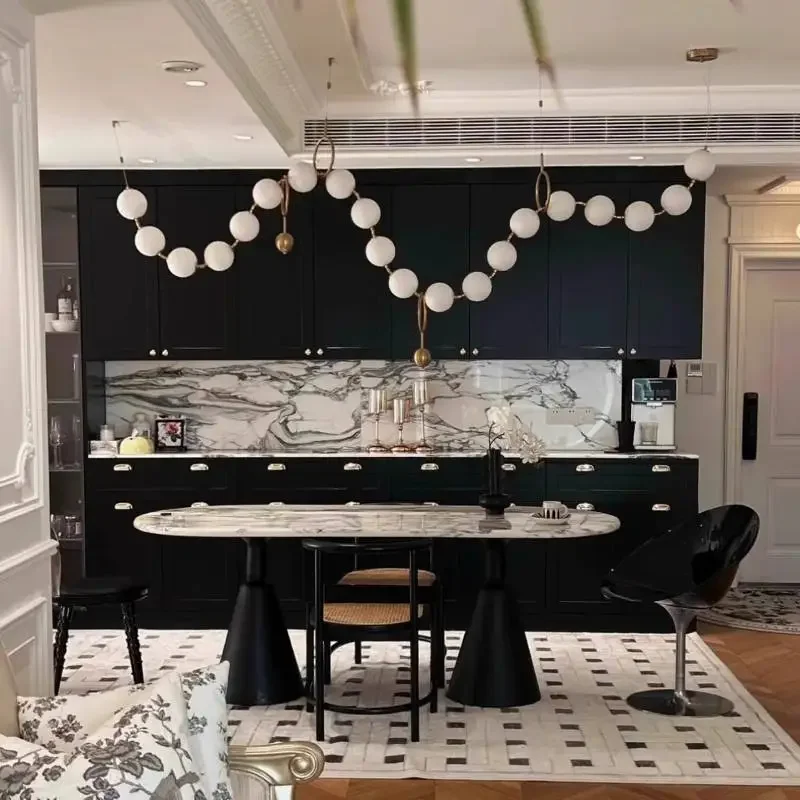 Decoration Vintage Kitchen Table Japanese Unique Marble Oval Kitchen Table Space Saving Luxury Muebles Para Hogar Furniture Home