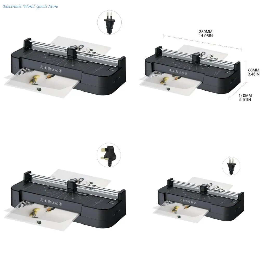 A3PD Laminator, Laminator Machine 4 in 1 Thermal Laminator for Home Office School