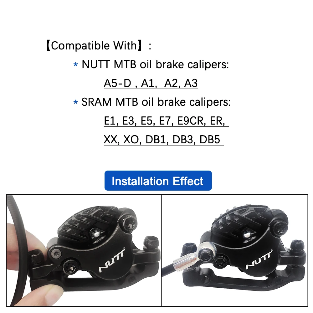 NUTT Hydraulic Disc Brake Pad Ceramics Resin Heat Dissipation Cooling For Electric Scooter Kugoo MTB Bike A5-D A1 A2 Sram  E1