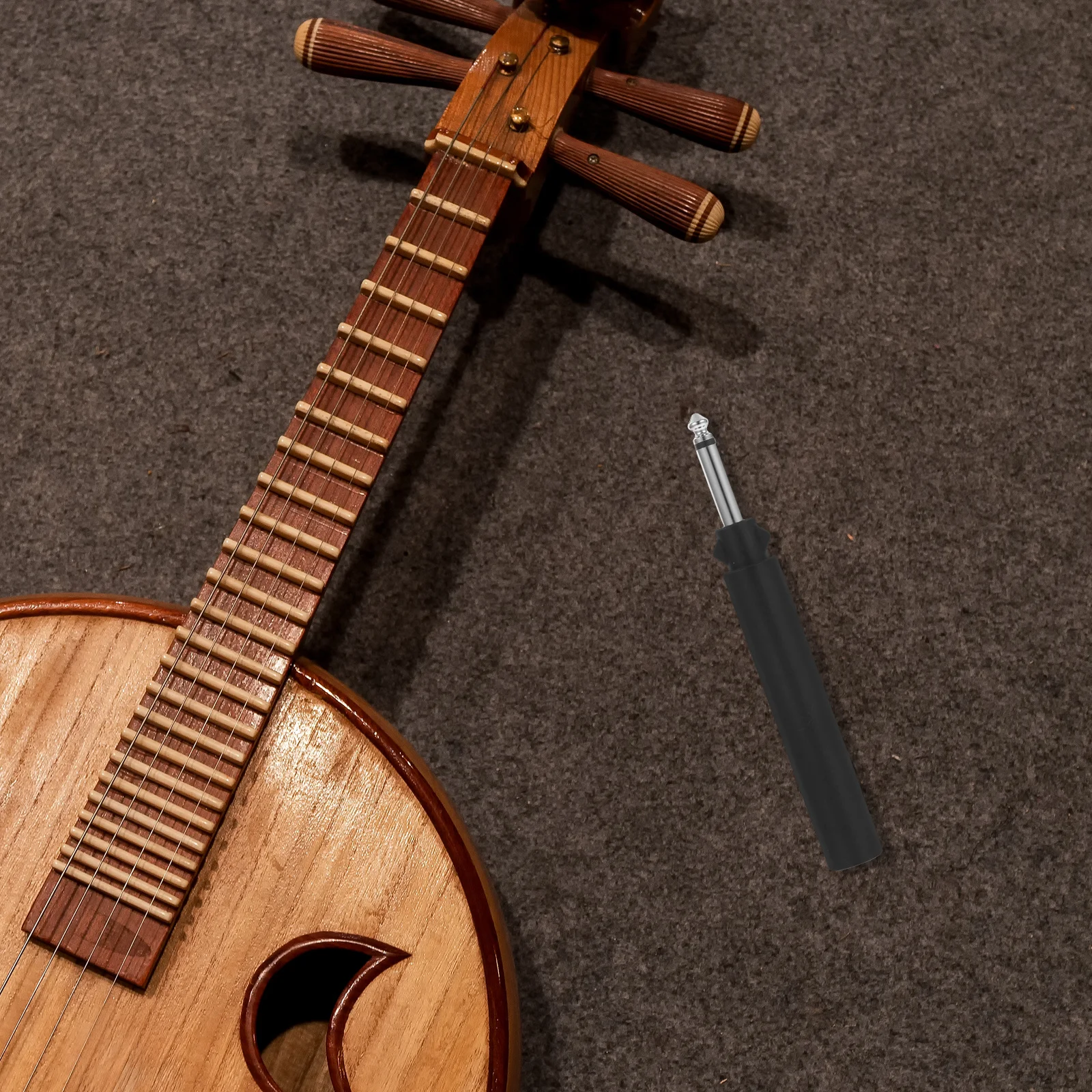 

Erhu Pickup Adapter 6.5Mm Male To 3.5Mm Female Capacitor Microphone Audio Converter Black Microphone Connector Adapter Audio