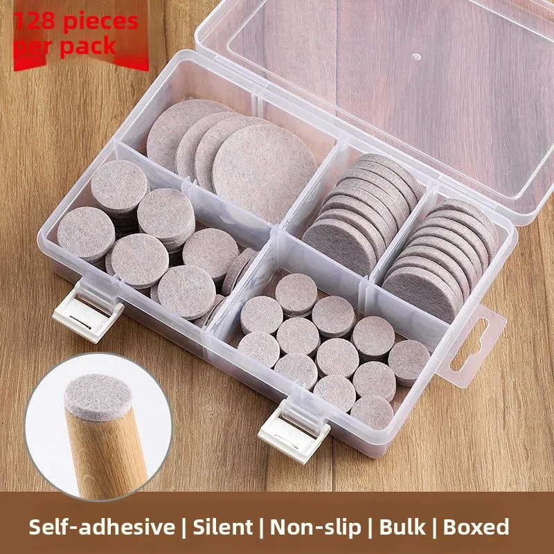 Non-Slip Furniture Leg Pads Chair Foot Mat Table Corner Sofa Board Stool Quiet Wear Resistant Protection Pad Home Decor