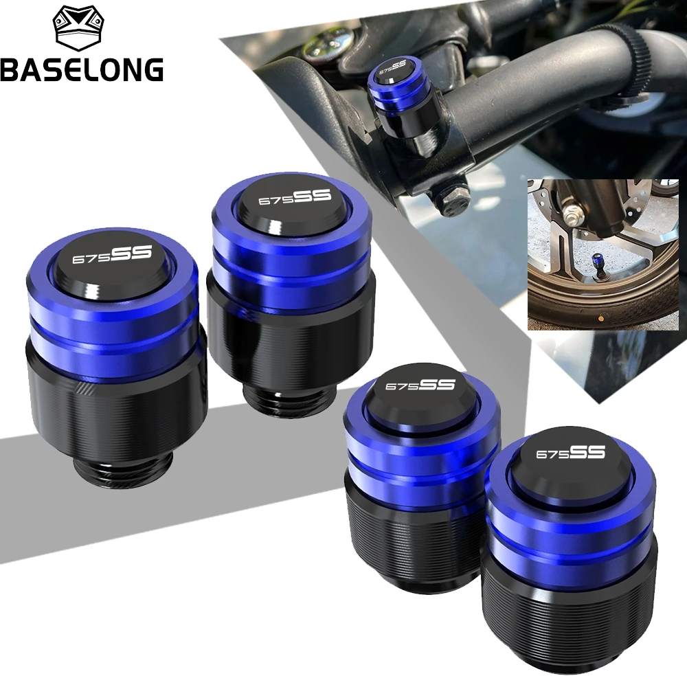 

Motorcycle Rearview Mirror Plug Hole Screw Cap Tire Valve Stem Caps Cover For CF MOTO CFMOTO 675SS ss 675 SS 2023 2024 2025 2026