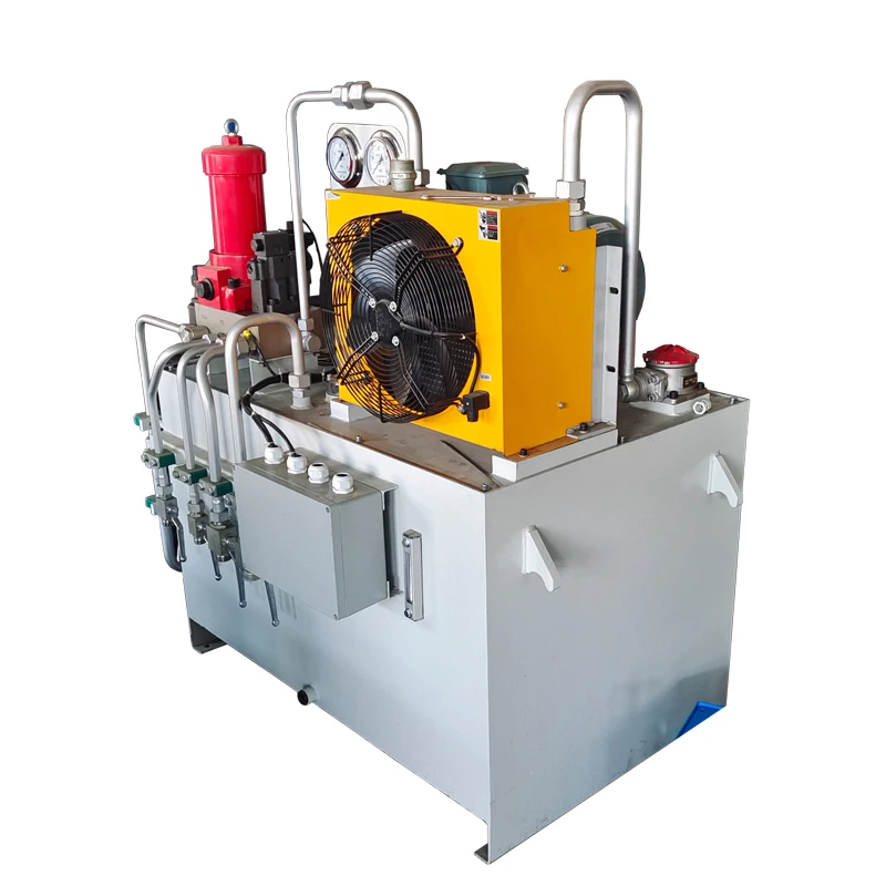 Lifting System Hydraulic Pump Power Unit with 2 Ways Control bore 100mm of 4 Hydraulic Cylinders