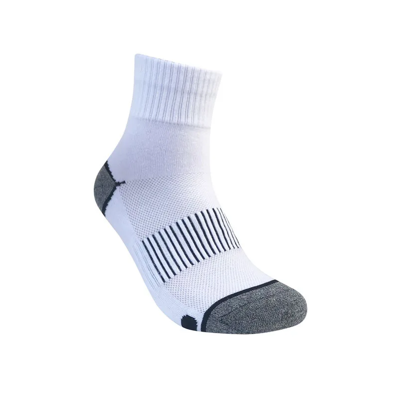 Neue Herrensocken, 5 Paar/Los, schwarz, weiß, Sport-Herrensocken, Baumwolle, Basketball-Laufsocken, hohe Qualität, bequem, atmungsaktiv – Detail 5