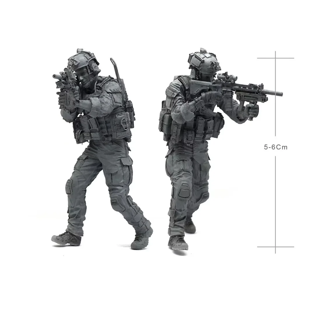 

1/35 scale Resin toys Model Assemble Kit Modern American elite special forces single person Unassembled and Unpainted Statue