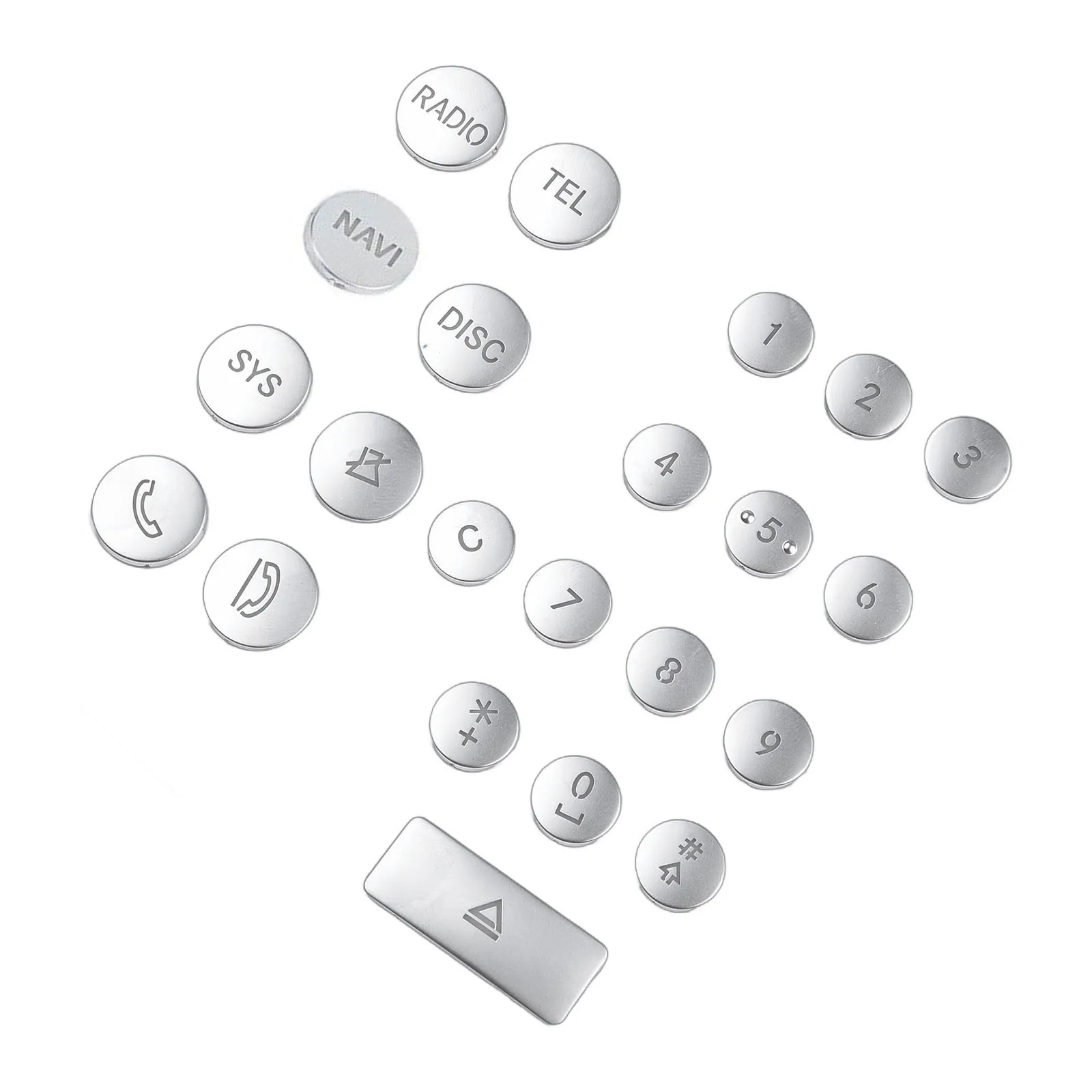 Car Air Condition CD Panel Button Trim Stickers for Benz C Class W204 and GLK X204 Enhance Interior Protection