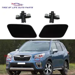 Front Headlight Washer Cover Headlamp Spray Nozzle Jet Cap For Subaru Forester SK 2018 2019 2020 86636SJ120 86636SJ130