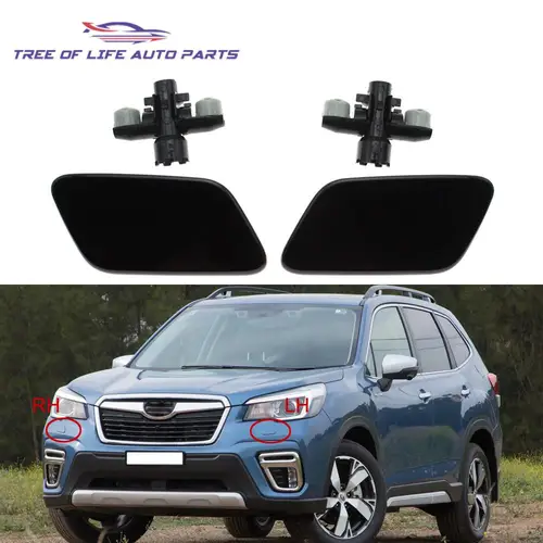 Cubierta de arandela de faro delantero, boquilla de pulverización, tapa de chorro para Subaru Forester SK 2018 2019 2020 86636SJ120 86636SJ130