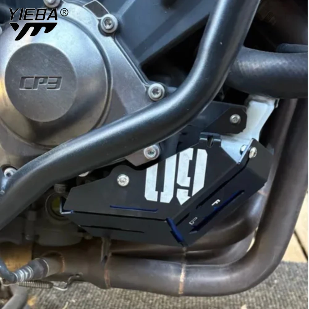 

Motorcycle MT09 Radiator Water Cooling Tank Reservoir Bezel Side Protection Cover Guard For YAMAHA MT-09 FZ-09 FZ09 2014-2017