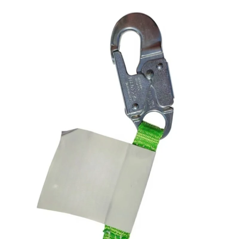 High strength double hook retractable lanyard climbing safety belt webbing anti-fall