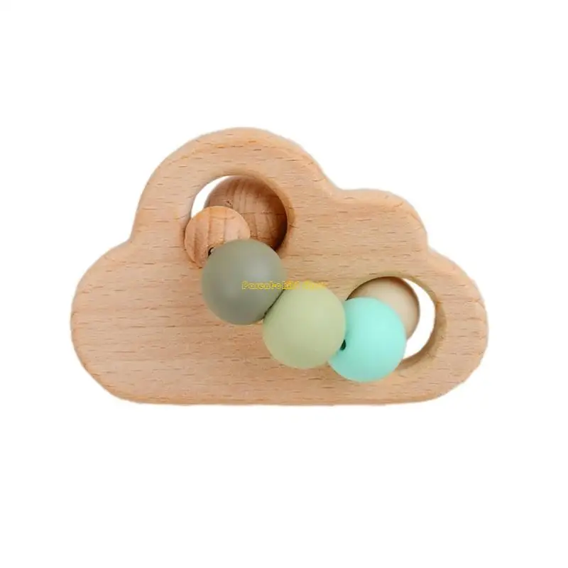 WXTD Baby Beining Toy Safe و Losting Teether Cartoon Clain Cloud