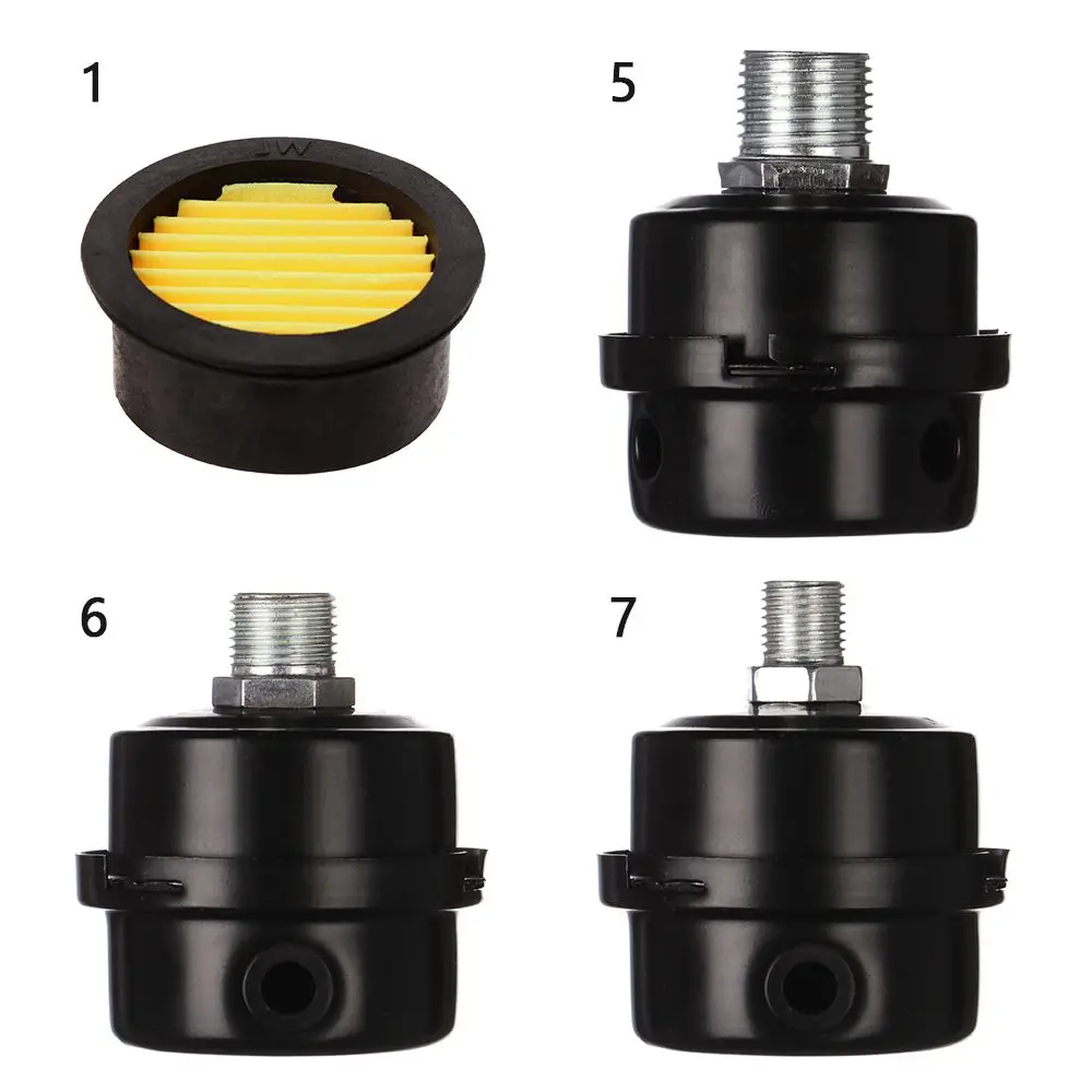 Kitchen Intake Filter Pump Accessories Squelch Muffler Air Filter Oil-Free Muffler Air Compressor