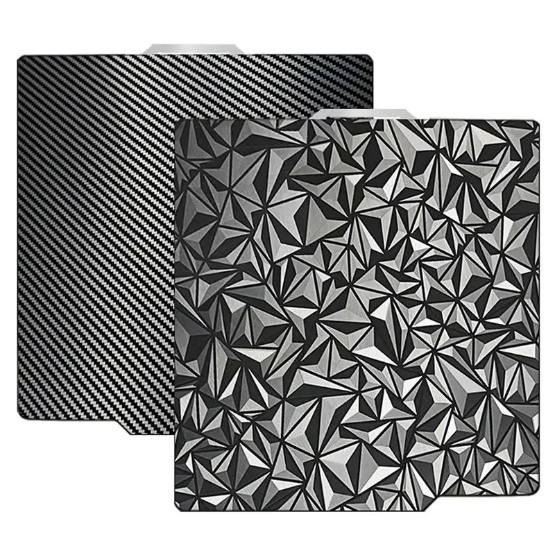B03C-4X 3D Printer PEO PET Build Plate For Bambu-Lab X1/X1C/X1E/P1P/P1S/A1 3D Printer,PEO+Carbon Fiber PET Surface257x257mm