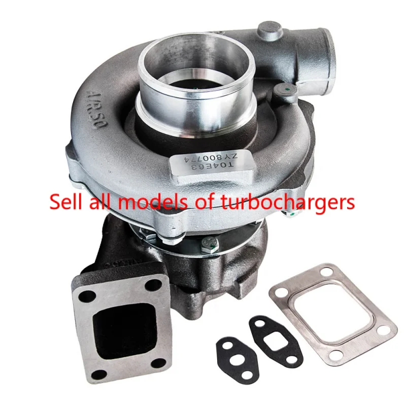 Universal Turbo Turbocharger For T3 T4 T04E A/R .50 Turbine A/R .57 Oil Cooling for 1.6L-2.5L engines