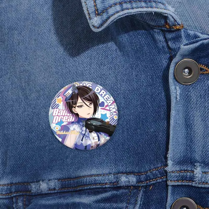 BanG Dream Lapel Pins for Backpacks Cute Cartoon Idol Brooches Enamel Pin Anime Badge DIY Kawaii Y2K Fashion Jewelry Accessories