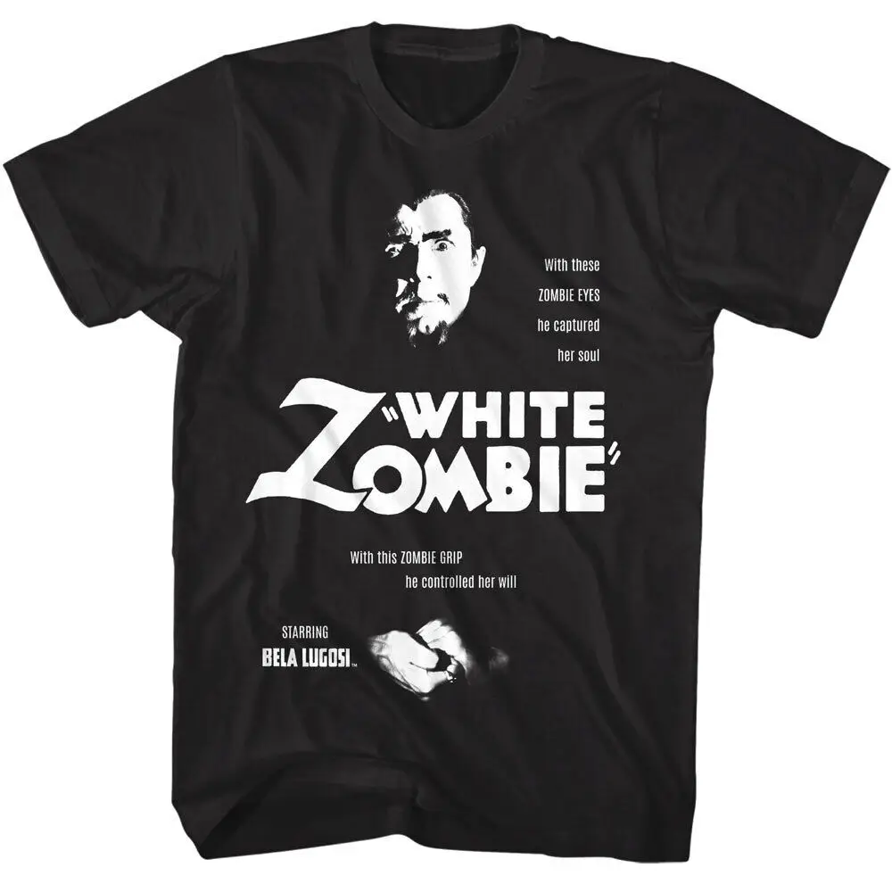 Bela Lugosi White Zombie Grip Men's T Shirt Controlled Her Will Captured Soul