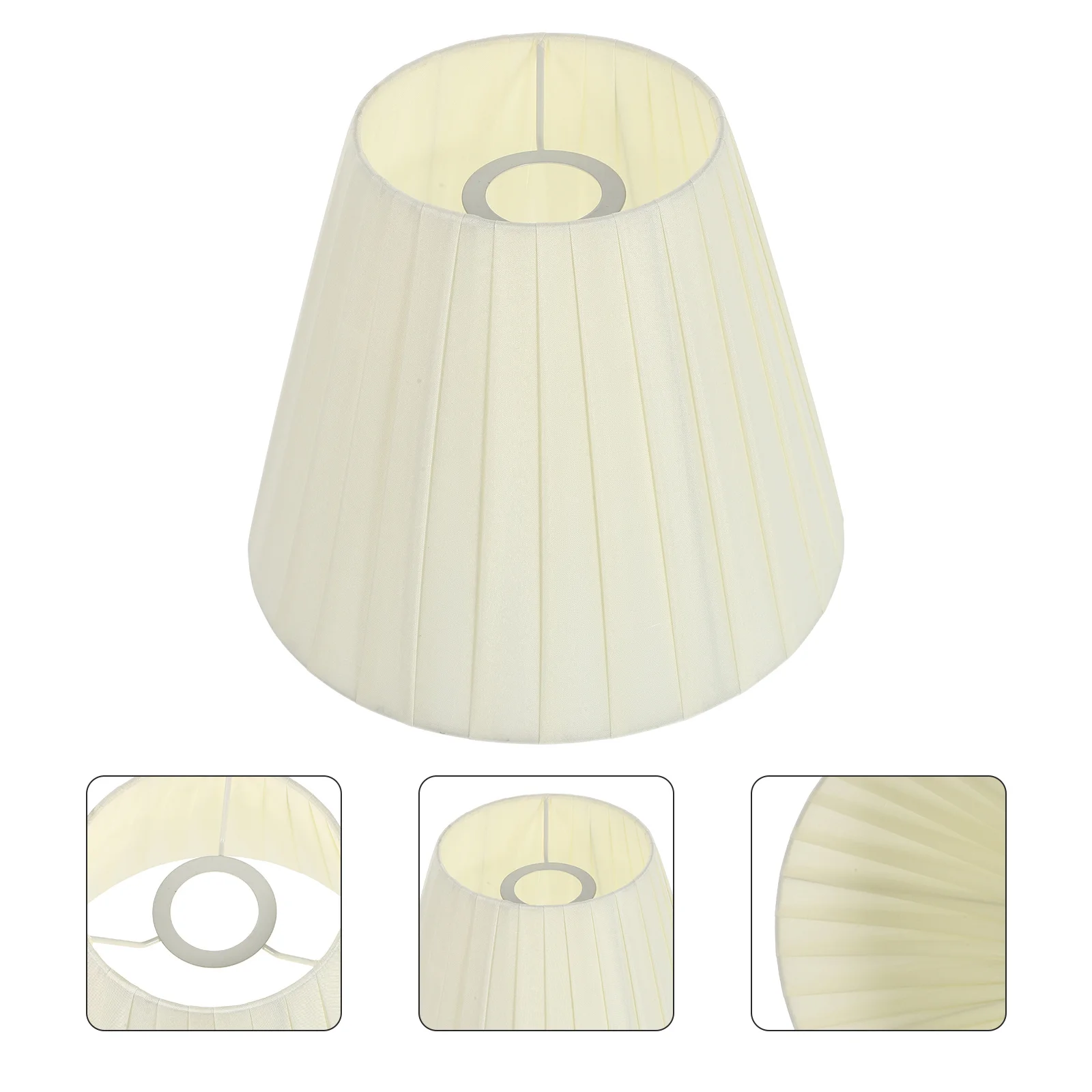 

1Pcs Cloth Lampshade Durable Pleated Lamp Cover Suitable for Hanging Floor Bedside Lamp Stylish Home Decor Lighting