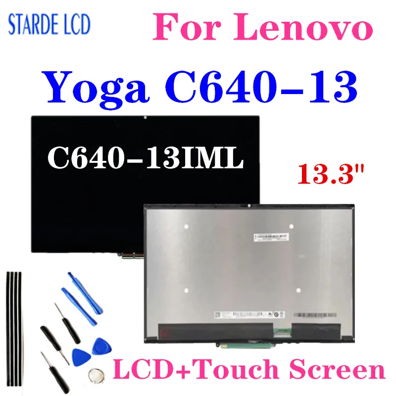 

13.3” LCD For Lenovo Yoga C640-13 FHD LCD Touch Screen Digitizer Assembly C640-13IML 81UE 81XL Laptop Screen Digitizer