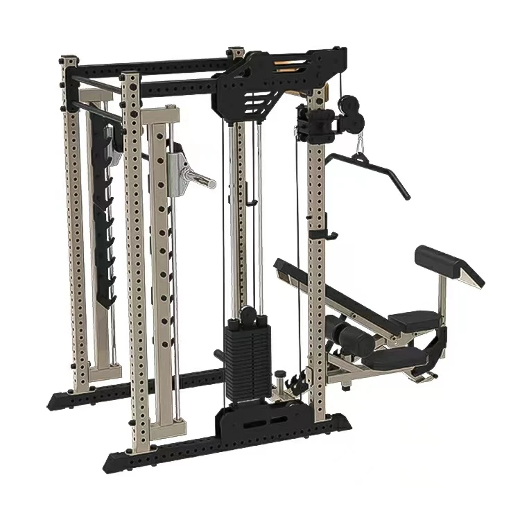 Multi Functional Trainer Barbell Rack Gym Commercial Squat Rack Wave Fitness Equipment Smith Machine