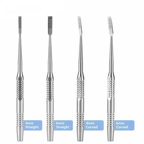 1pc Professional Dental Implant Bone Chisel - Stainless Steel Bone Split Grafting Device with Scale, Dentist Surgical Tool