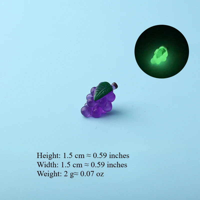 10 Uds fruta en miniatura Micro paisaje pequeña fruta de resina Diorama para jardines de hadas decoración de escritorio DIY accesorios hechos a mano juguetes para niños