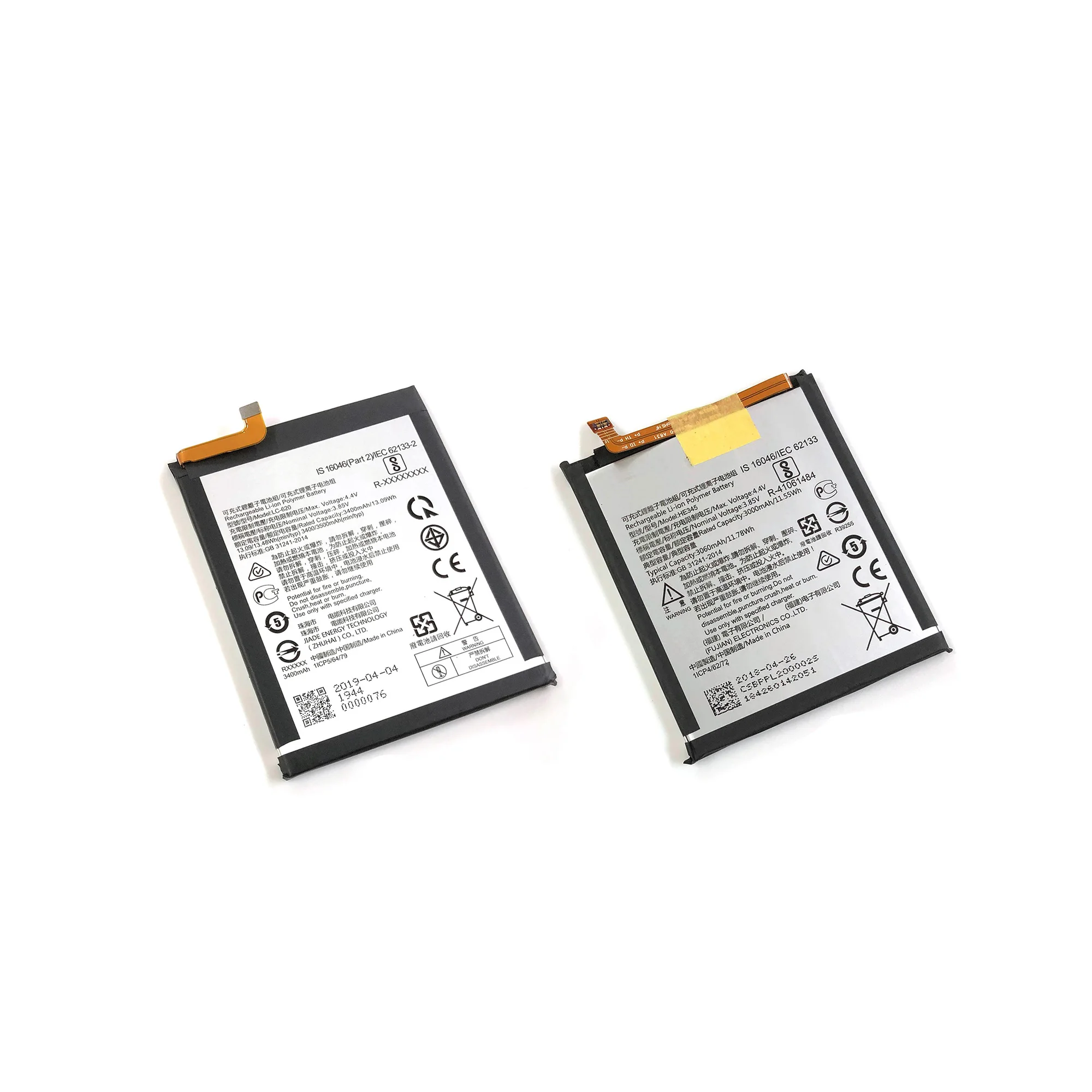 HE342 HE345 Phone Battery LC-620 For Nokia X6 2018 6.1Plus TA-1099 Battery 6II 6.1 6.2 7.2 Batteries TA-1054 TA-1043 polymer