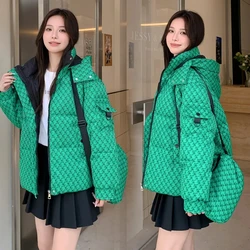 2024 New Winter Cotton Jacket Womens Down Cotton Coat  Women Thicken Warm Cotton-Padded Coats Female Puffer Parkas Casual Outwea