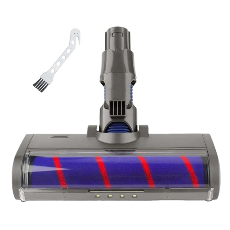 

A44F-For Dyson V6 DC58 DC59 DC62 DC72 Vacuums Attachment Soft Roller Brush Replacement With Dust Light For Hardwood Cleaner