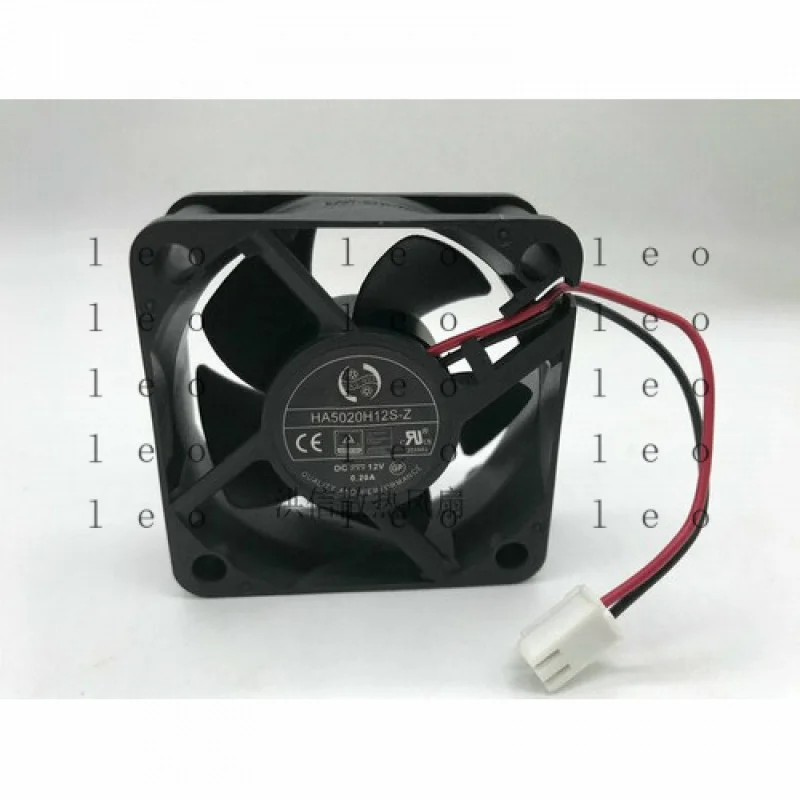 

CC for 1pcs ONG HUA HA5020H12S-Z 5020 DC12V 0.20A 2-wire silent cooling fan
